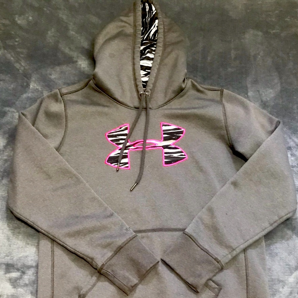 Gray Under Armour Hoodie